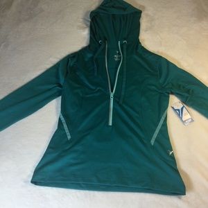 ⭐️ Old Navy Teal Active Wear 3/4 Zip Hoodie with Pockets